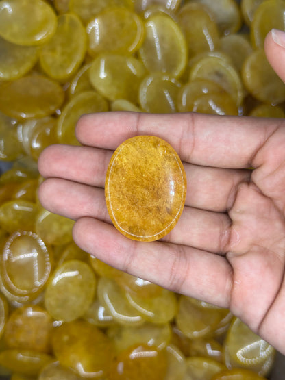 Golden Healer Quartz Worry Stones image 3