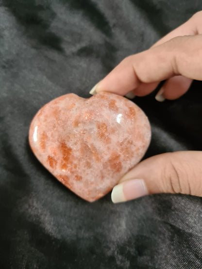 Sunstone Hearts (Big Sized 50-55 mm) image 1