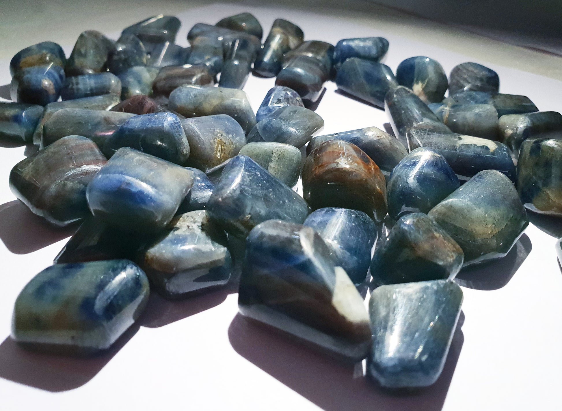 Indian Sapphire Tumbled Stones image 0
