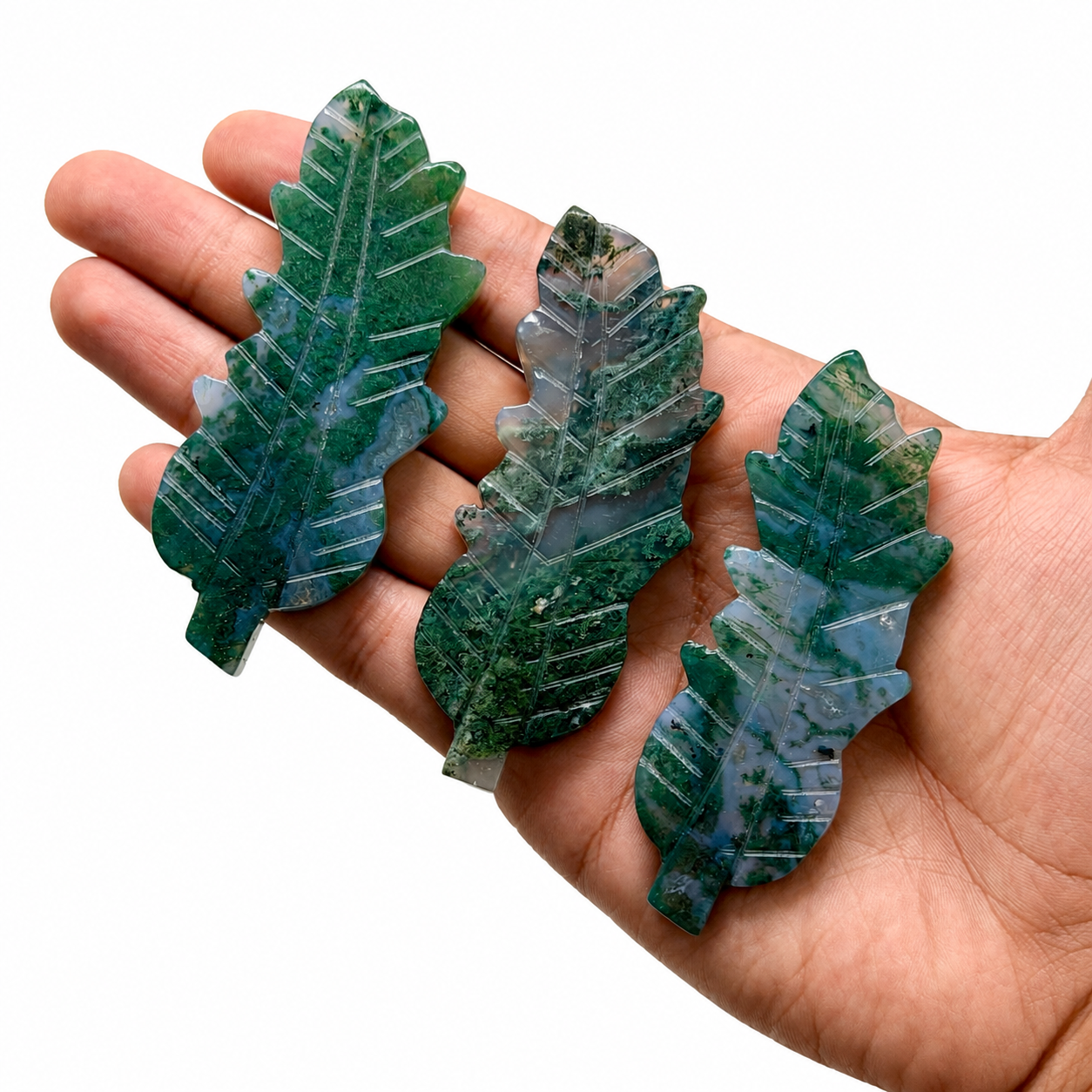 Moss Agate Leaf
