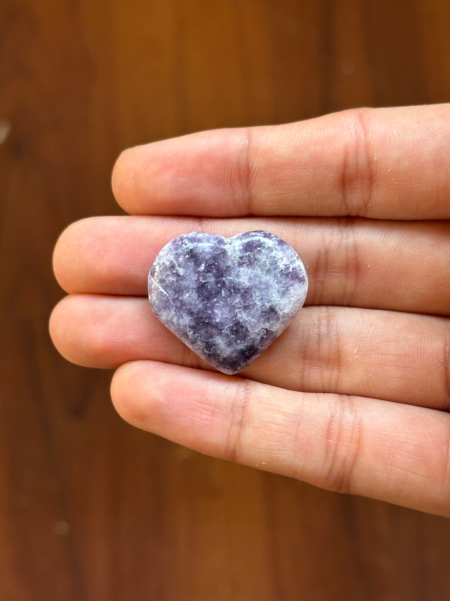 Mini Lepidolite Hearts image 5