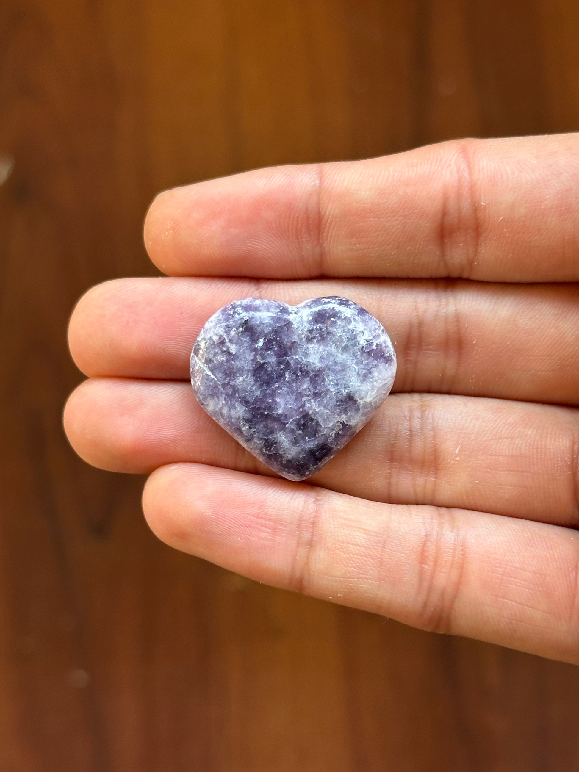Mini Lepidolite Hearts image 5