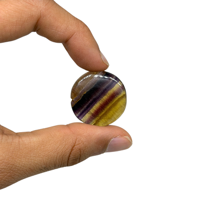 Yellow Fluorite Flatstone image 6