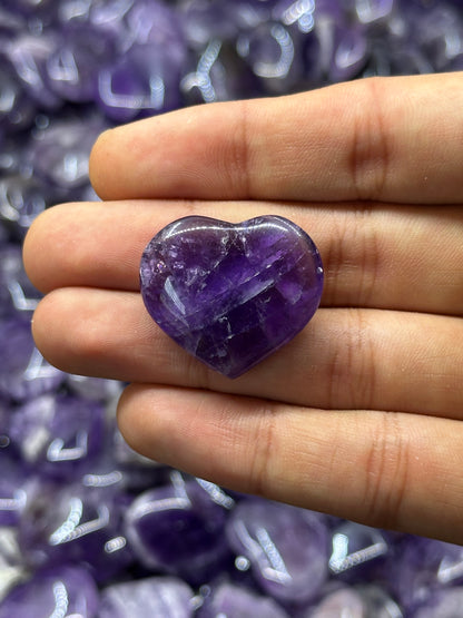 Mini Amethyst Hearts image 10