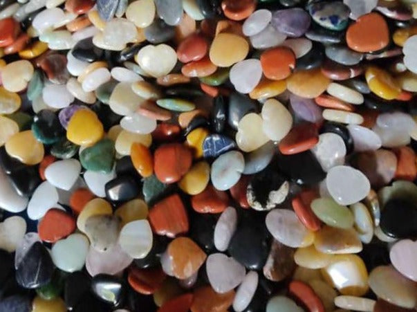 Mix Agate Hearts(Small Sized 18-22 mm) image 1