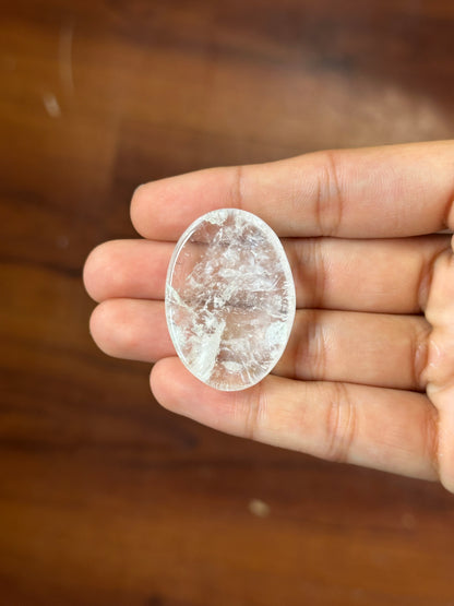 Clear Quartz Worry Stone image 9