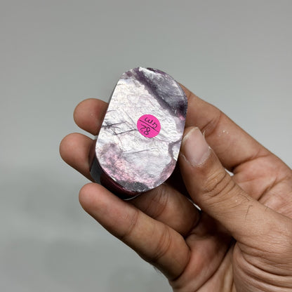 Gem Lepidolite Palmstone (1KG)