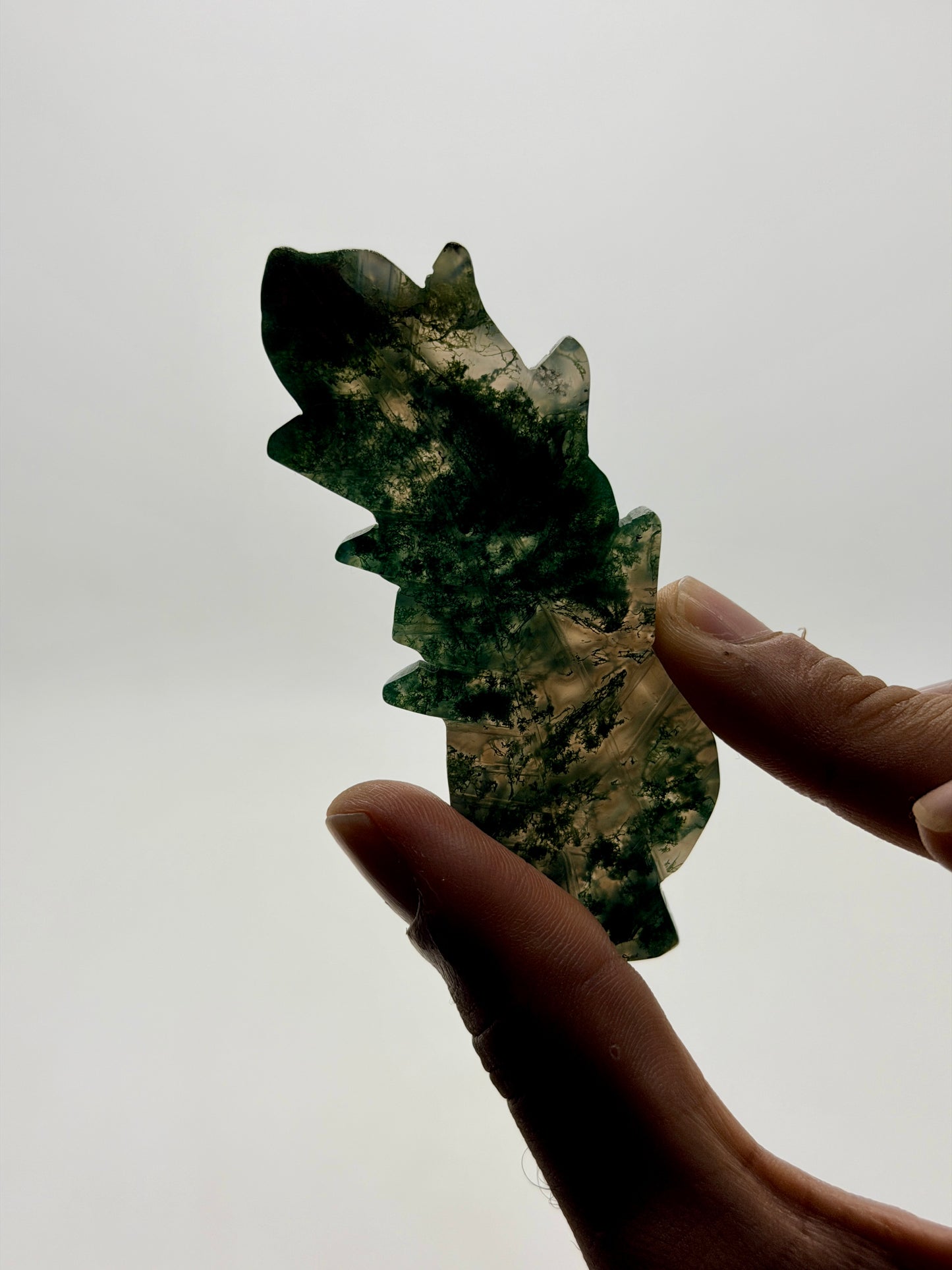 Moss Agate Leaf