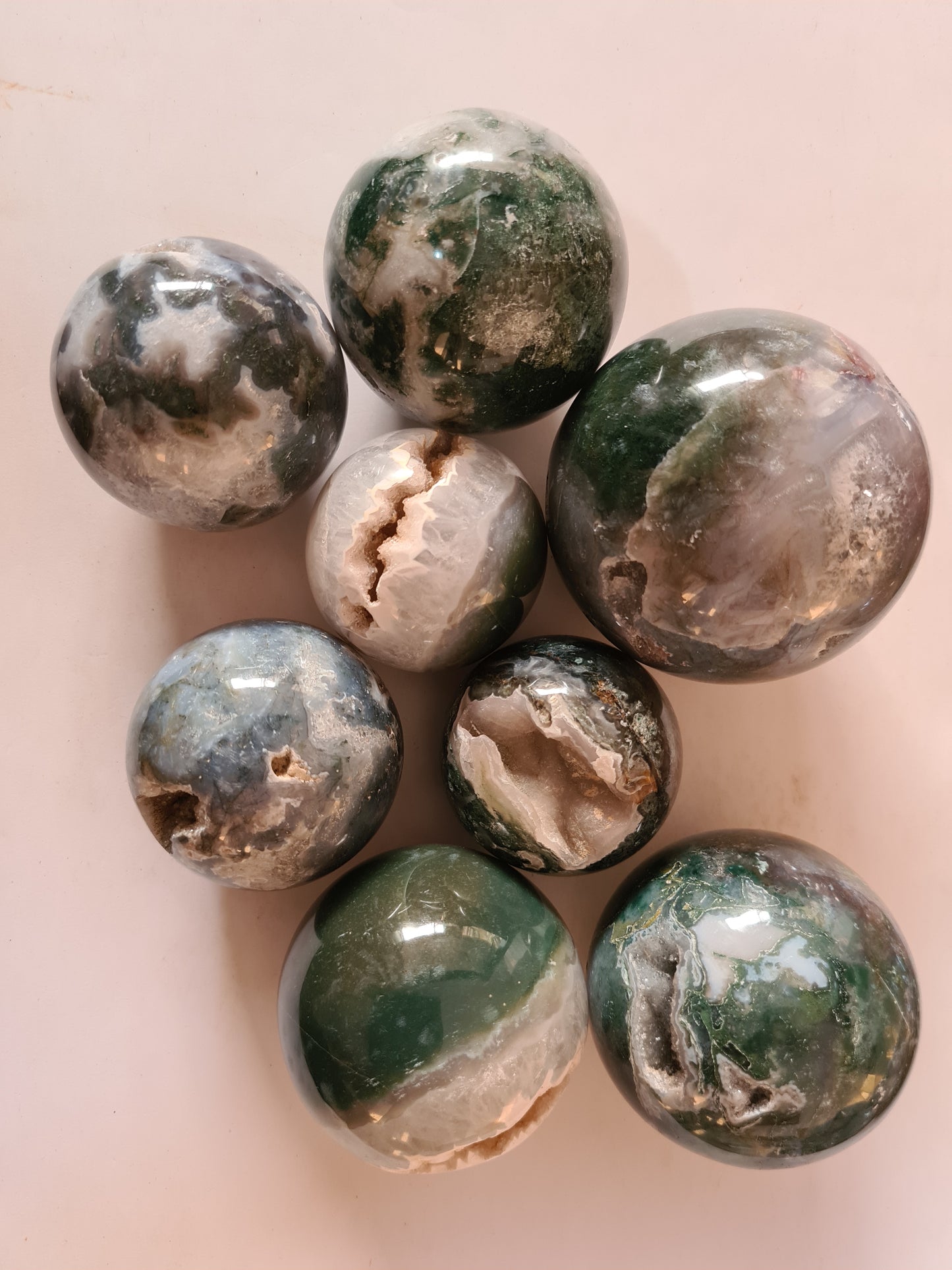 Moss Agate Spheres image 3