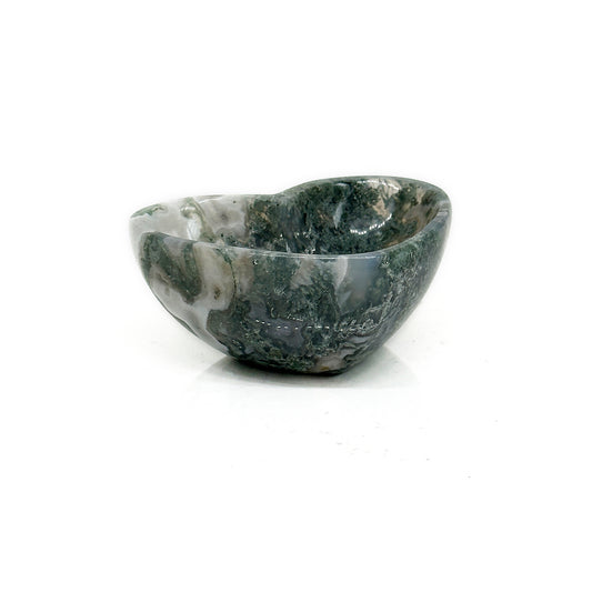 Moss Agate Heart Bowl image 0