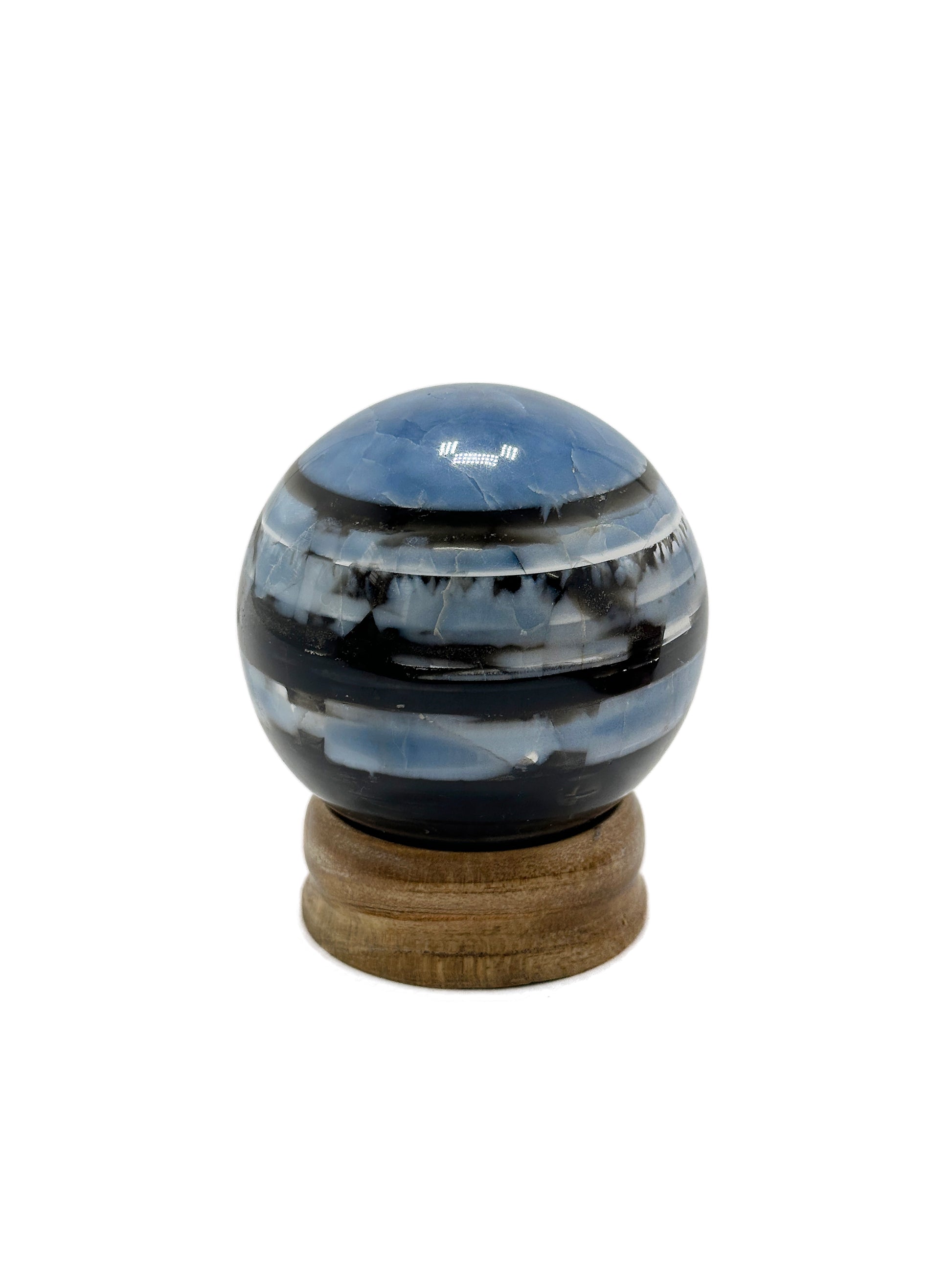 Blue Opal Sphere image 7