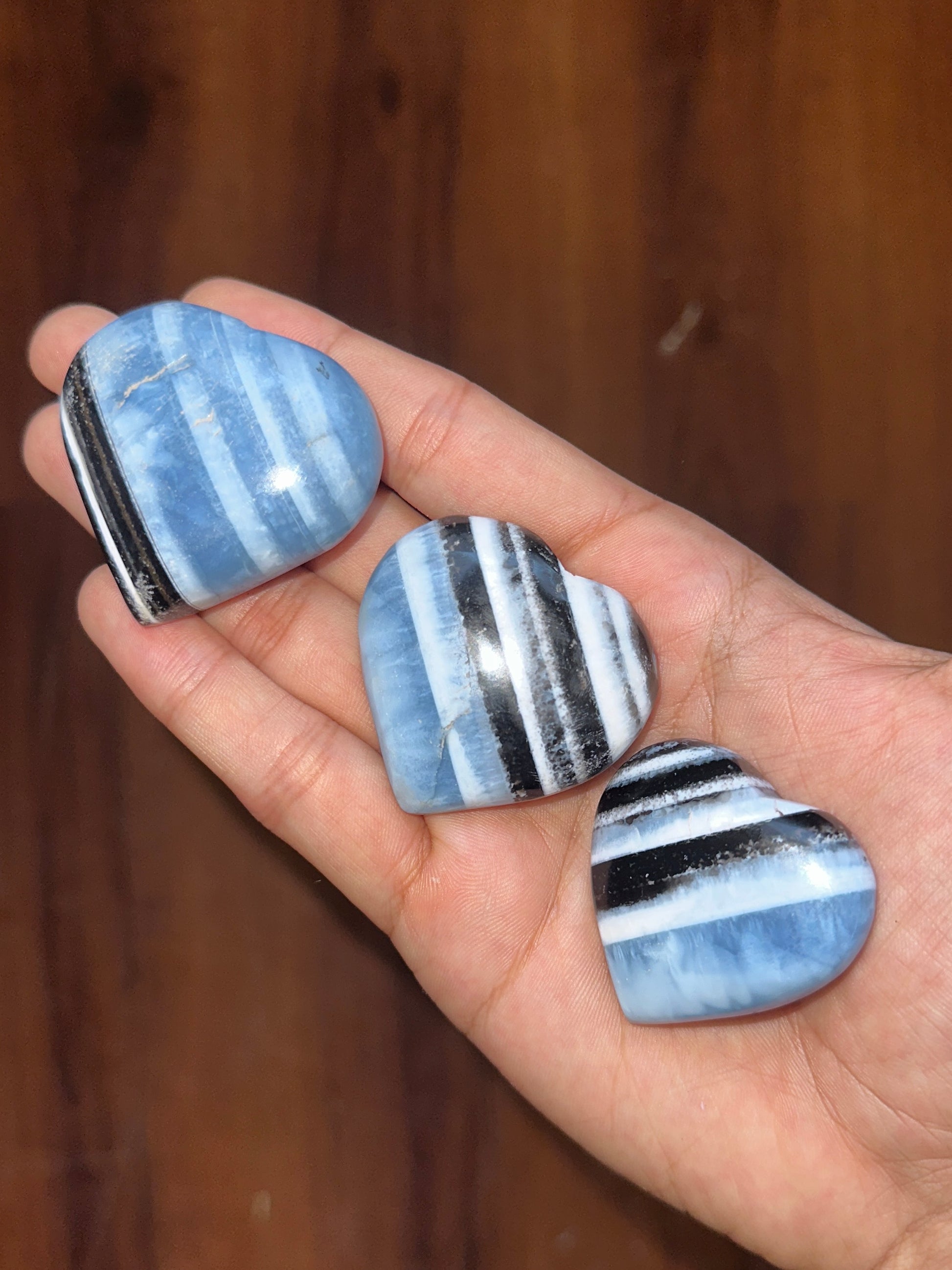 Blue Opal Heart image 8