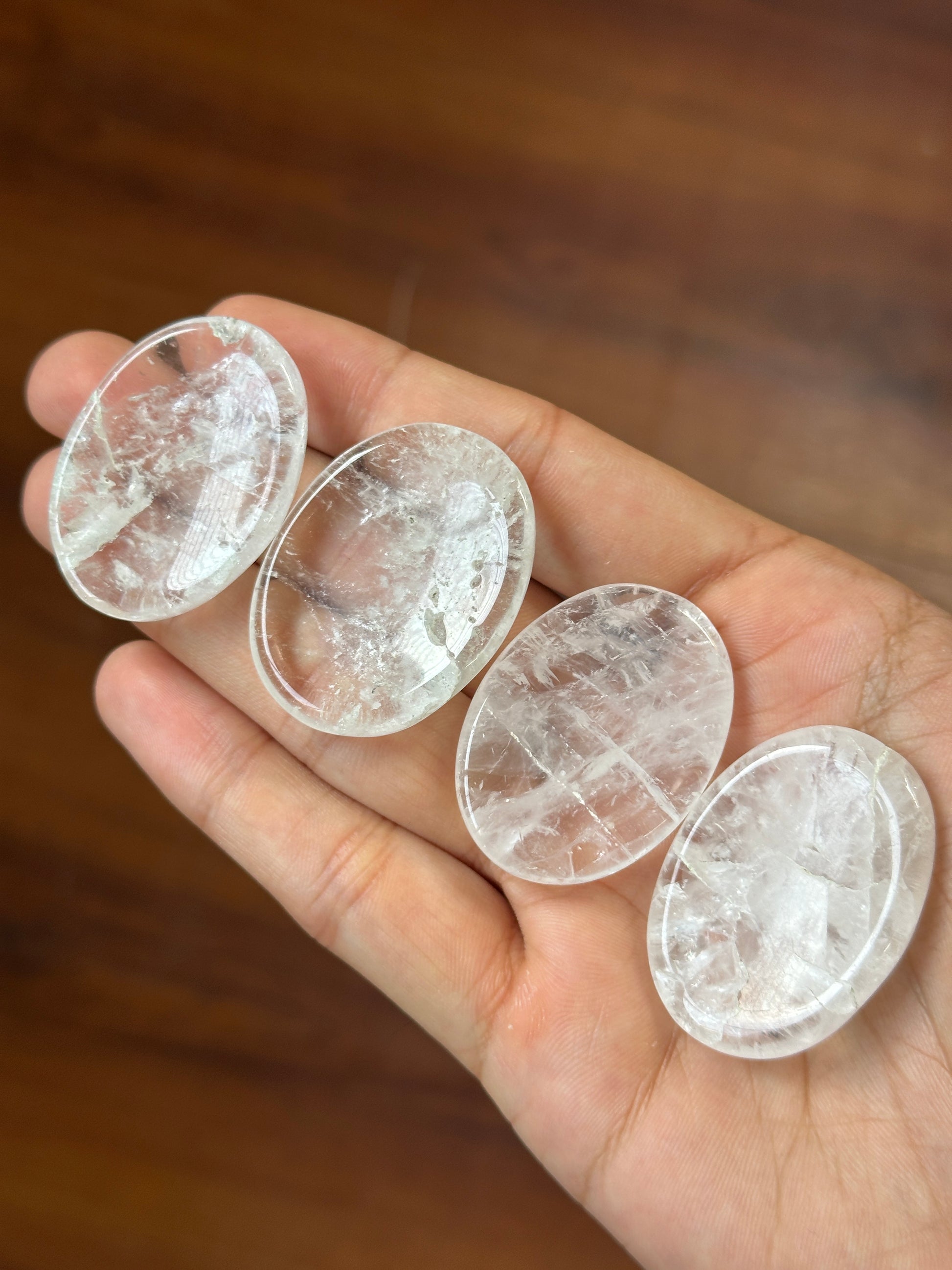 Clear Quartz Worry Stone image 12