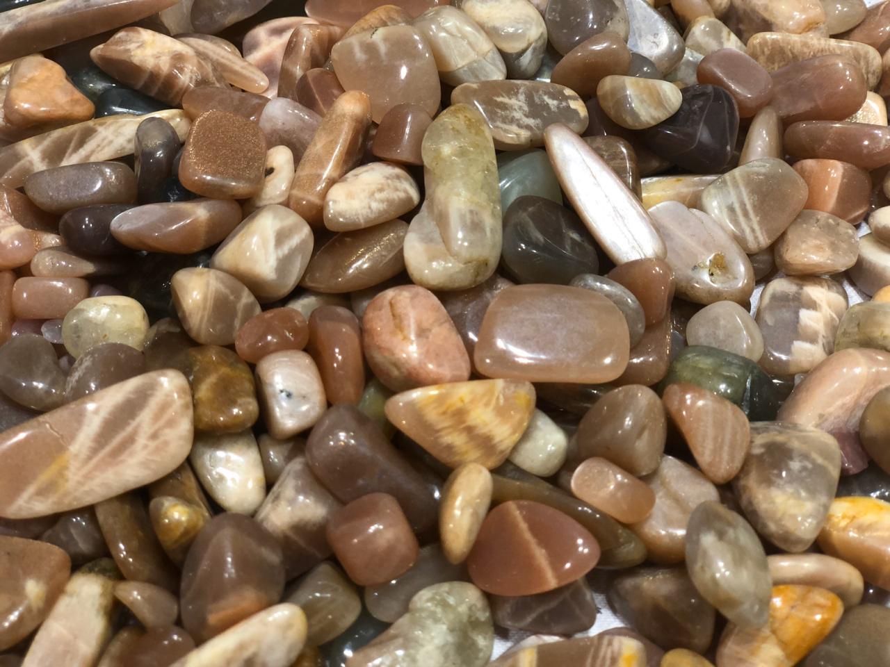 Mix Moonstone Tumbled Stones image 0