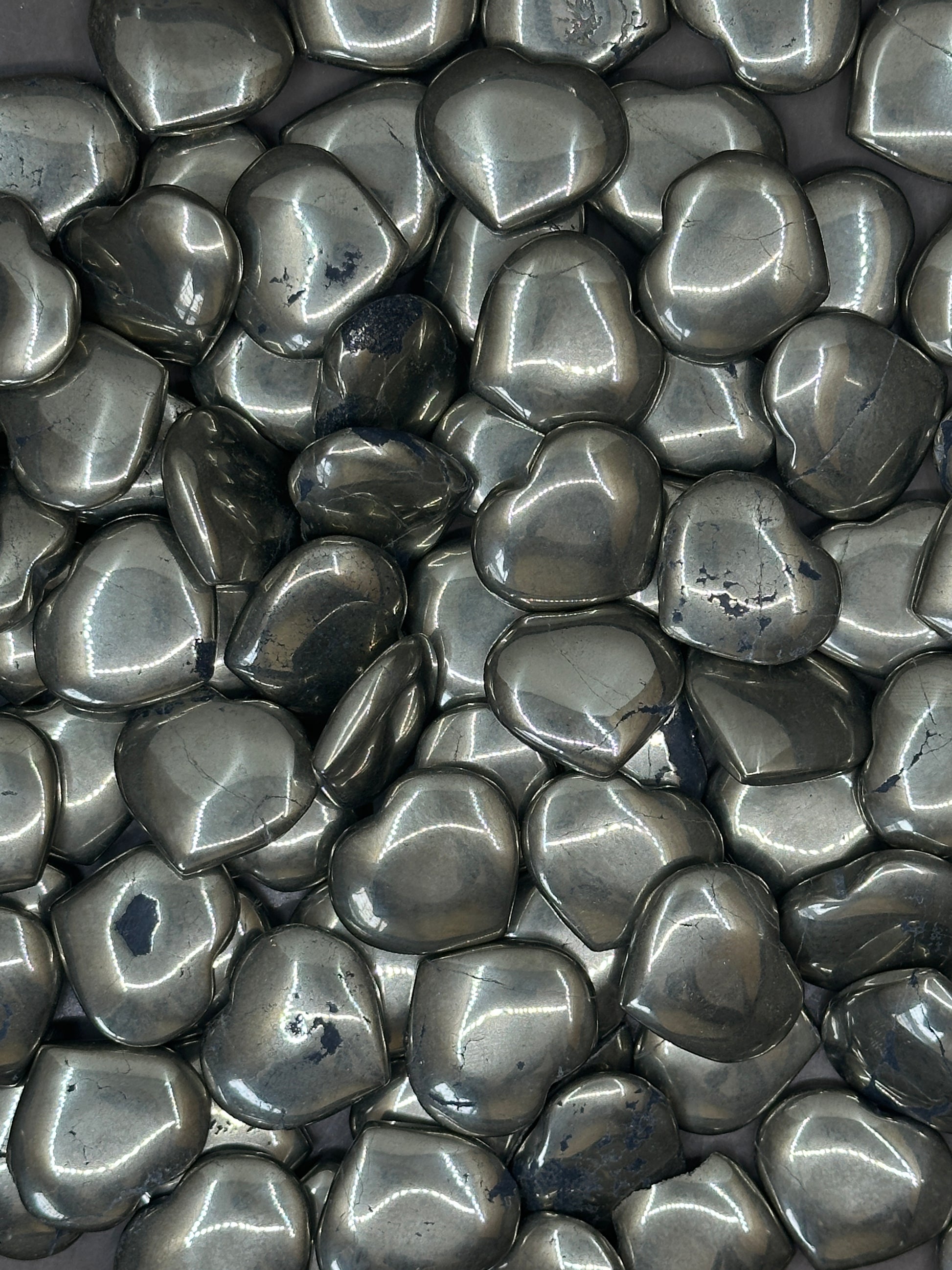 Mini Pyrite Hearts image 5