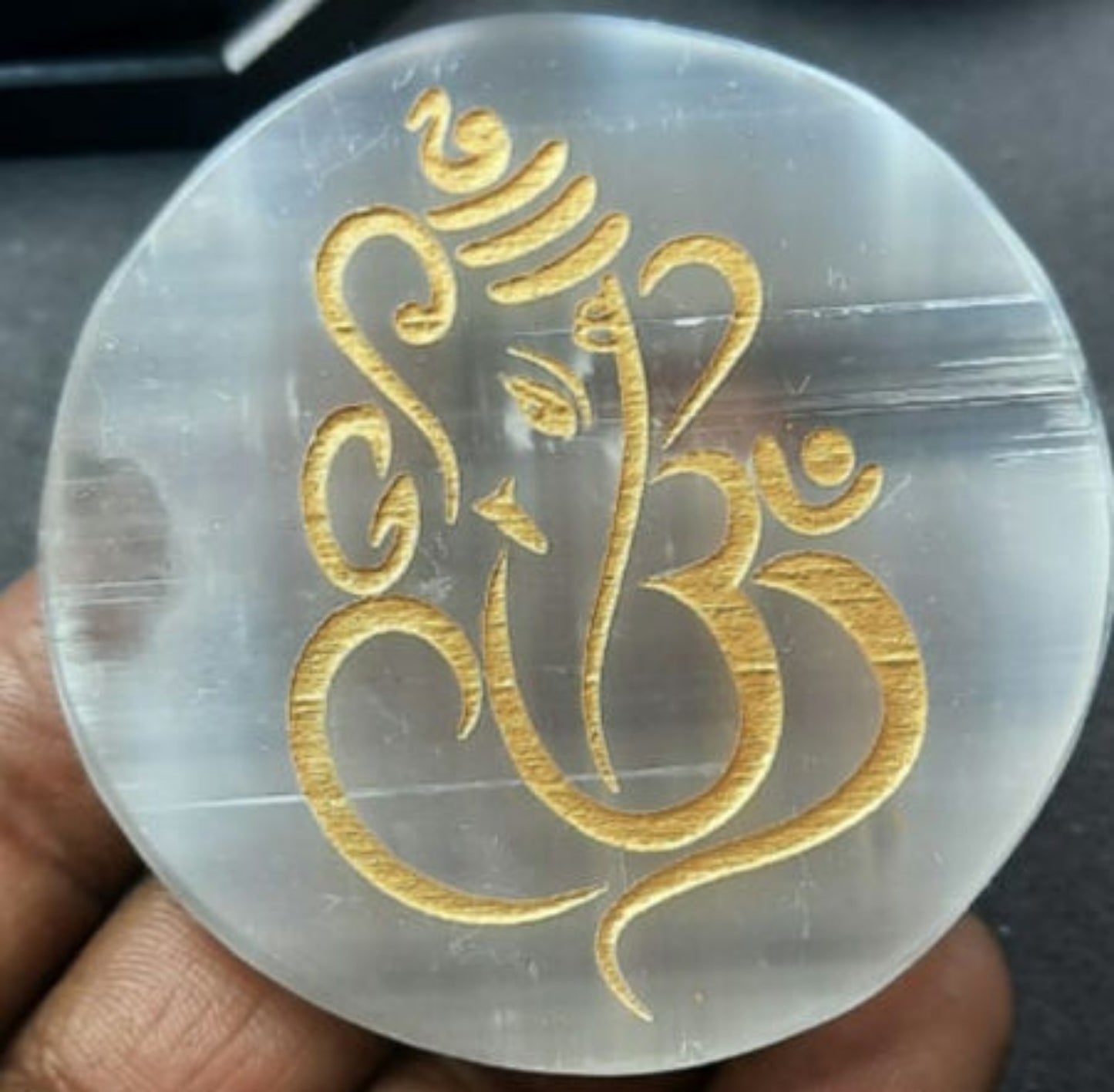 Selenite Plates w engraved Reiki Symbols  image 6
