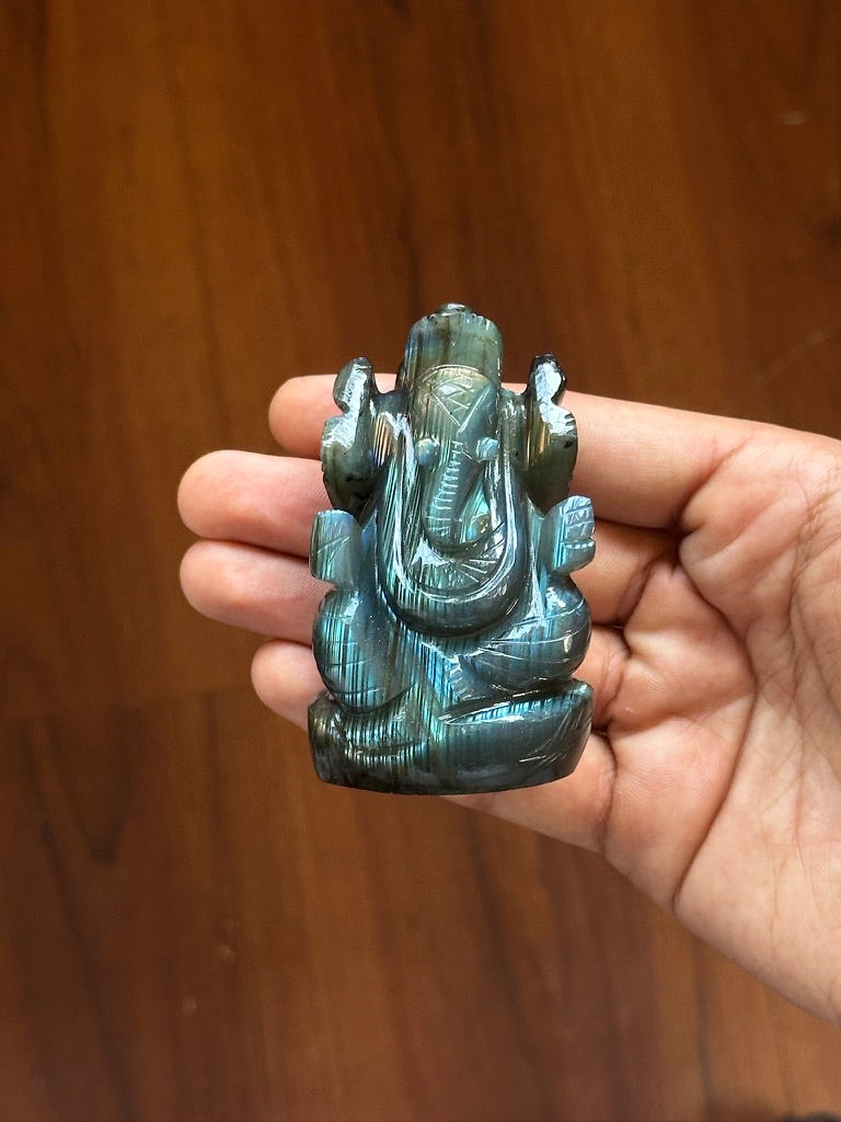 Labradorite Ganesha image 2