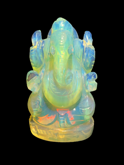 Opalite Mini Ganeshas image 1