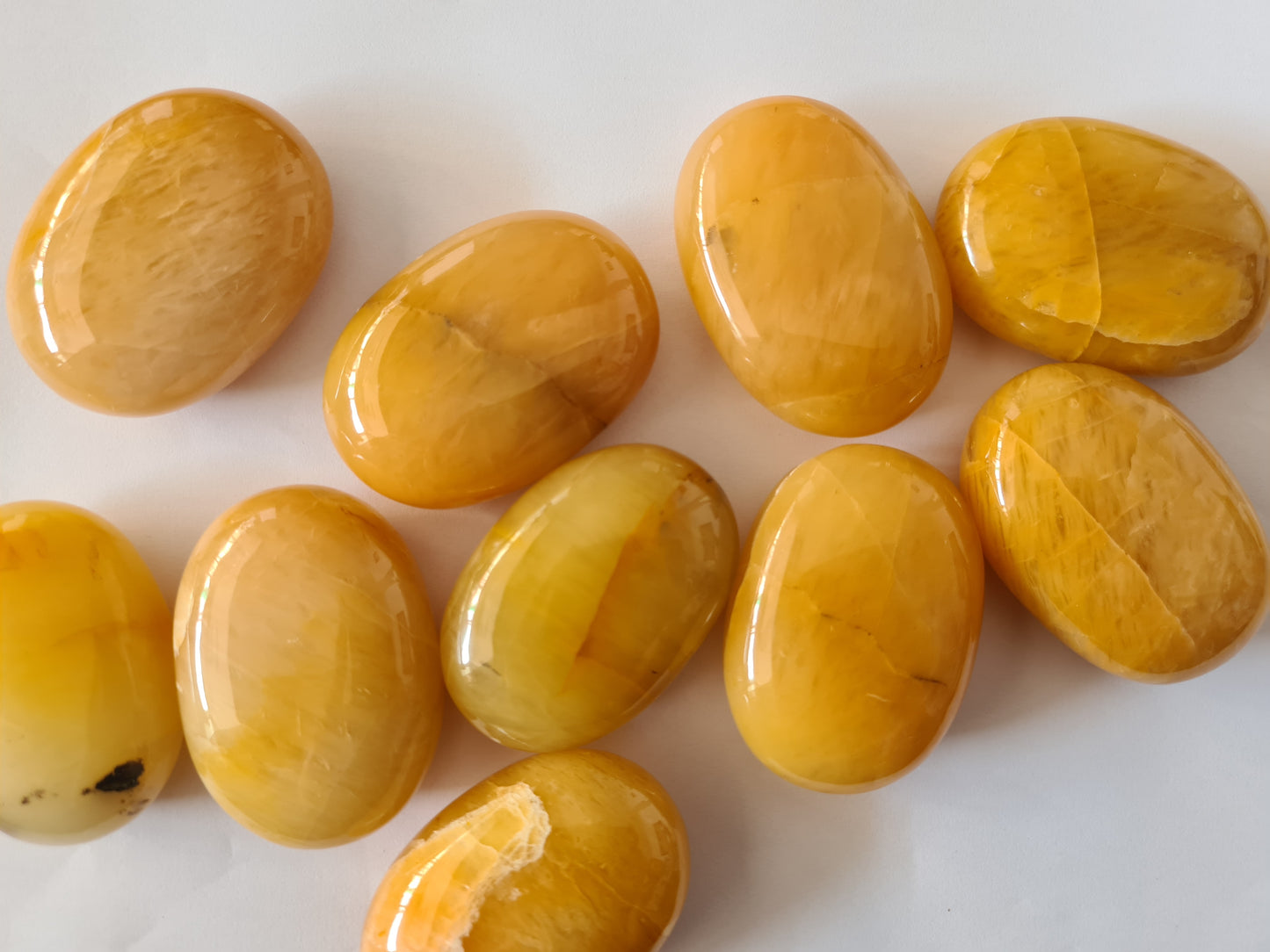 Golden Aventurine Palm Stones image 1