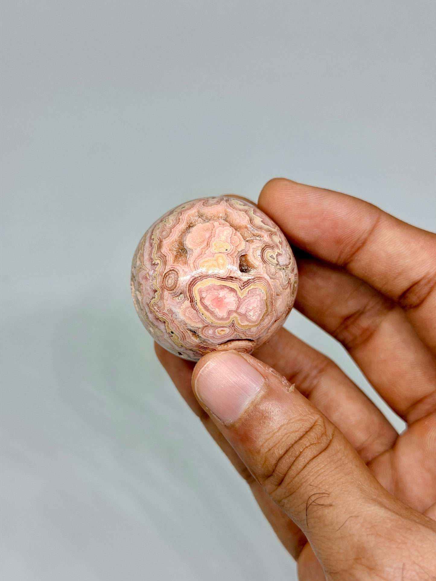 Rhodochrosite Sphere