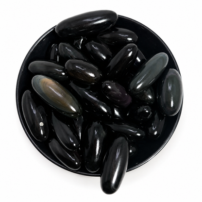 Rainbow Obsidian Shivalingam