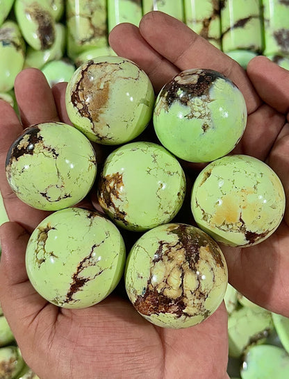 Citron Chrysoprase Sphere (1KG)