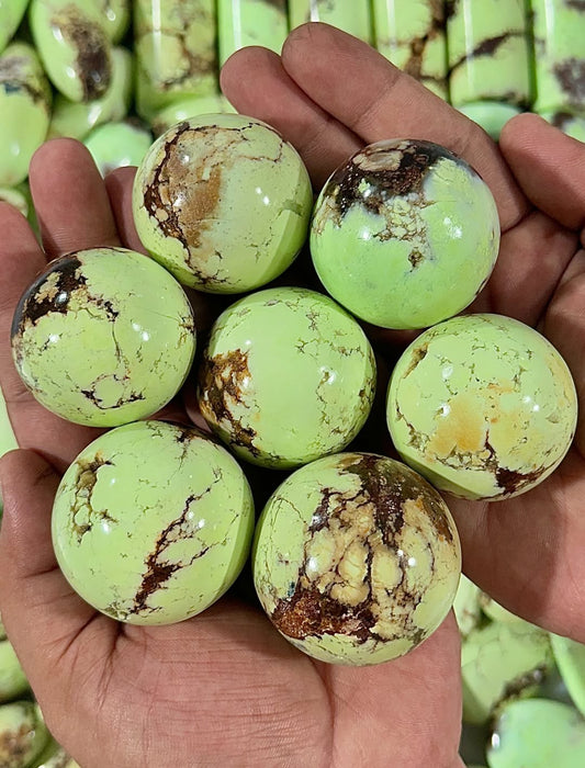 Citron Chrysoprase Sphere (1KG)