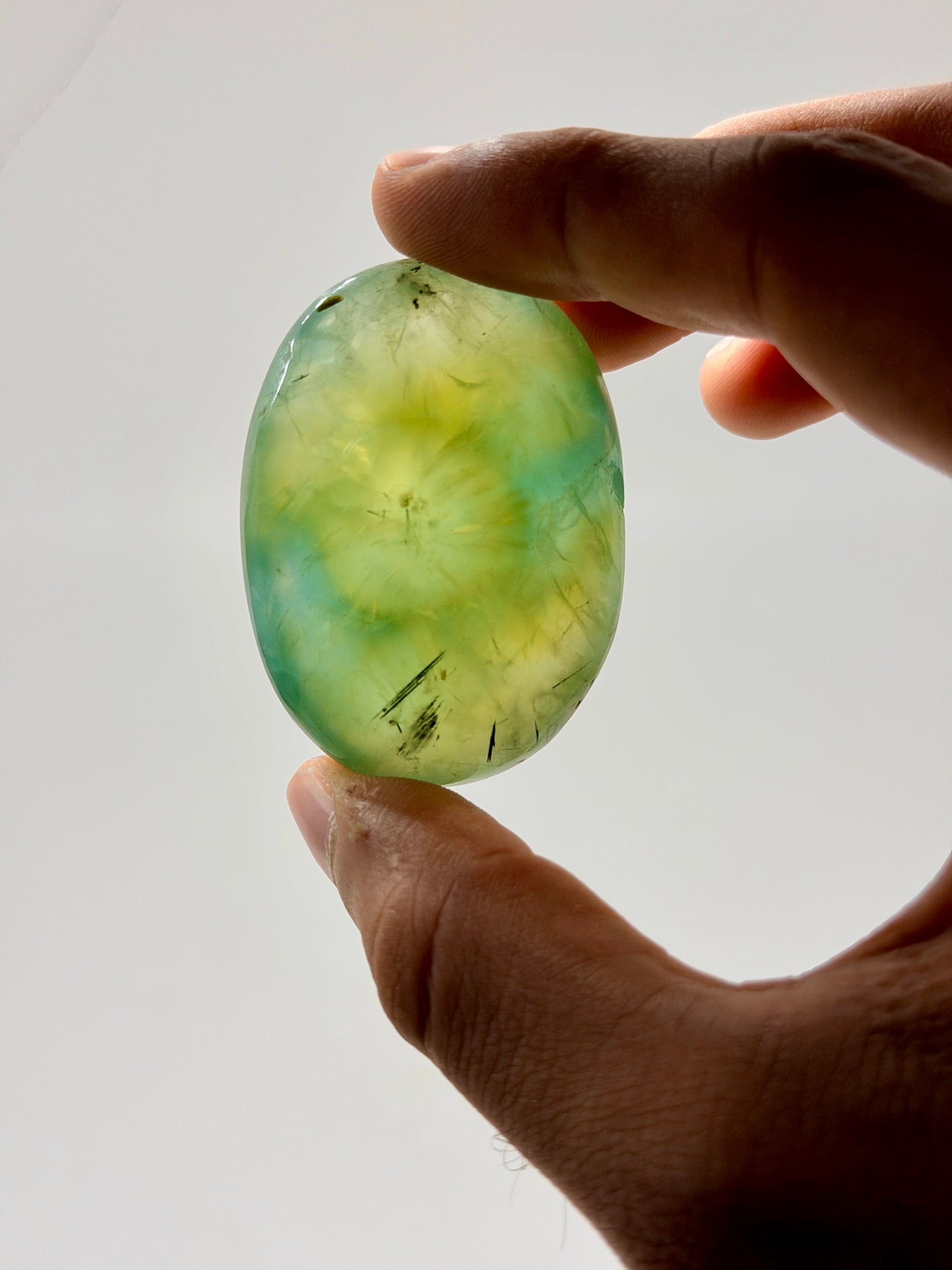 Prehnite Palmstone