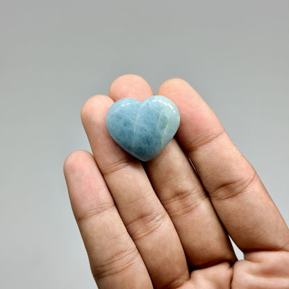 Aquamarine Mini Heart