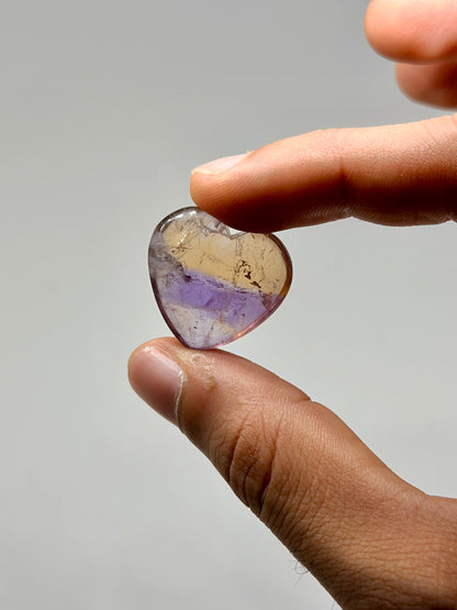 Ametrine Mini Heart