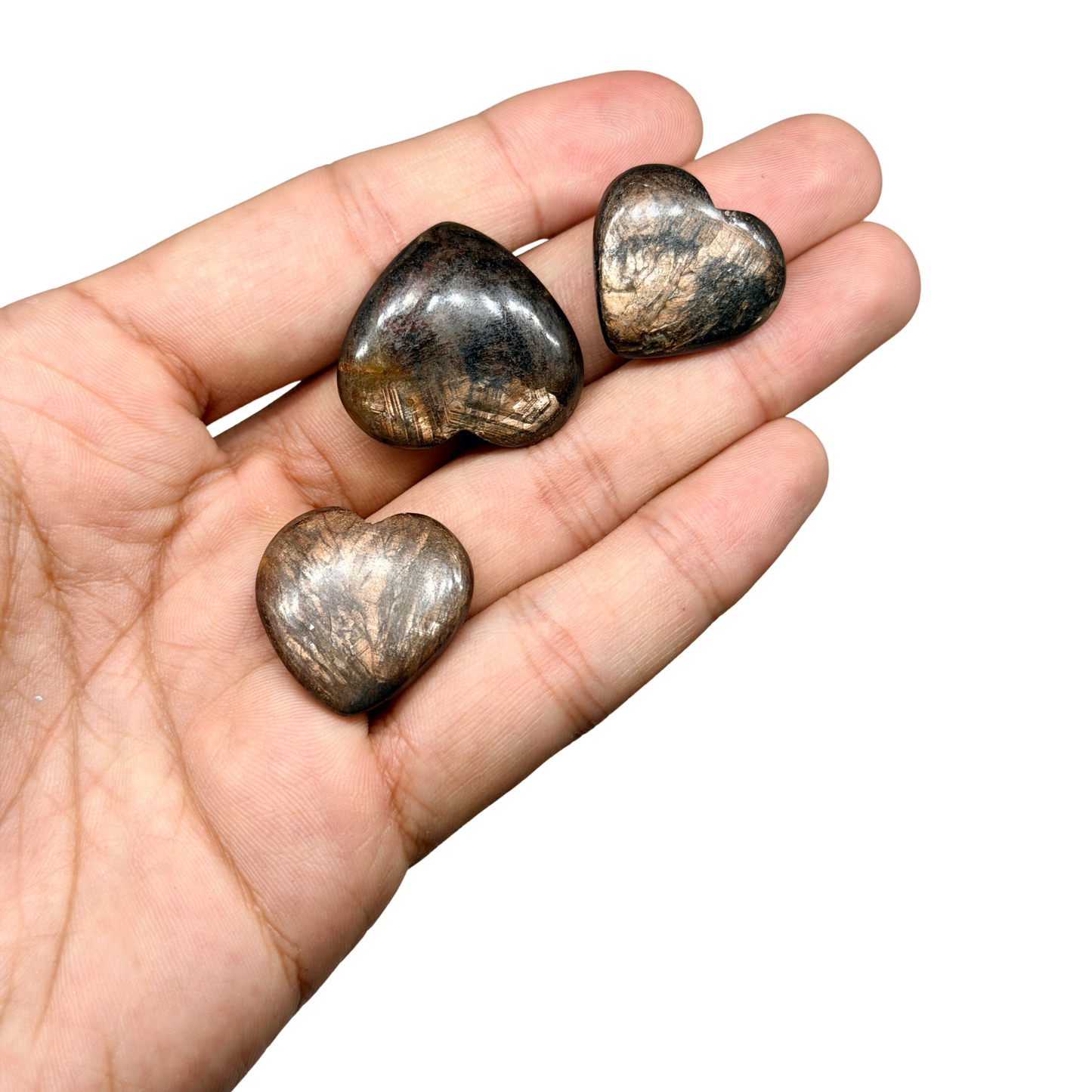 Golden Sapphire Mini Heart