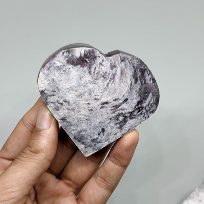 Gem Lepidolite Heart (1KG)