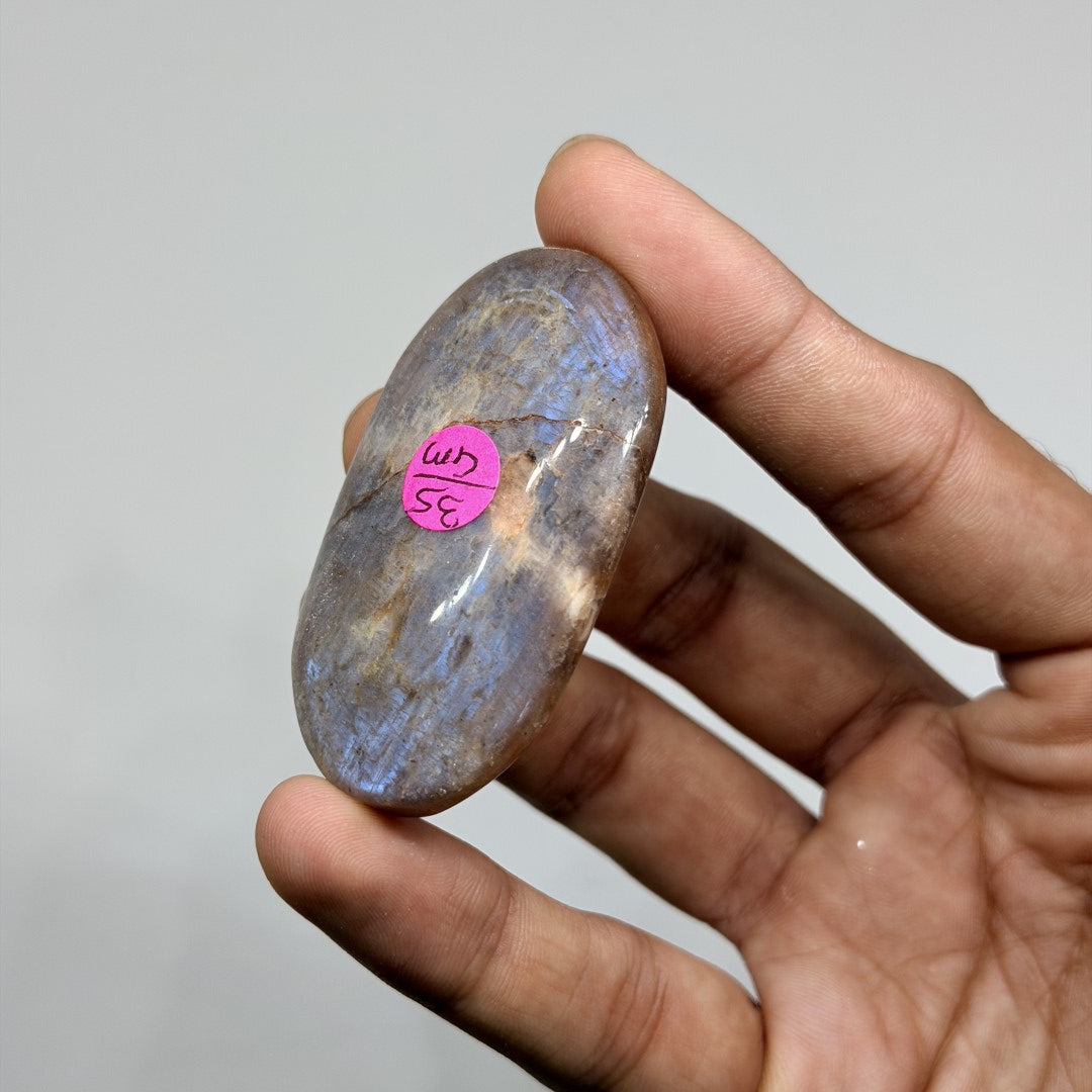 Blue Moonstone Palmstone (1KG)