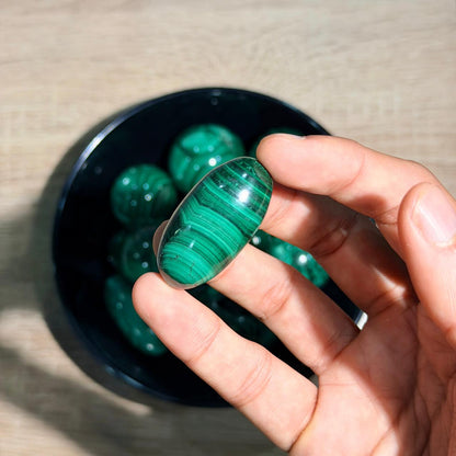 Malachite Shivalingam (1KG)