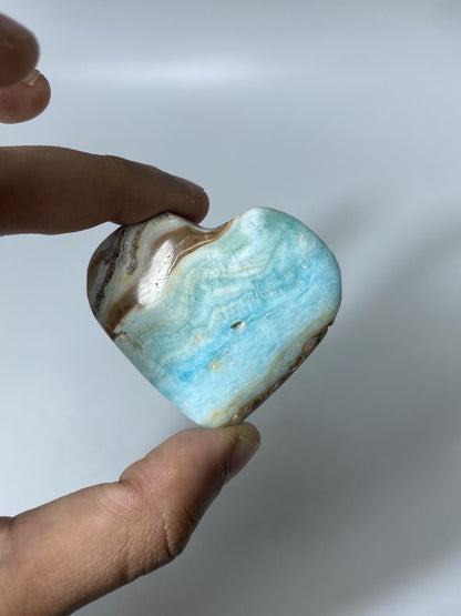 Caribbean Calcite Heart