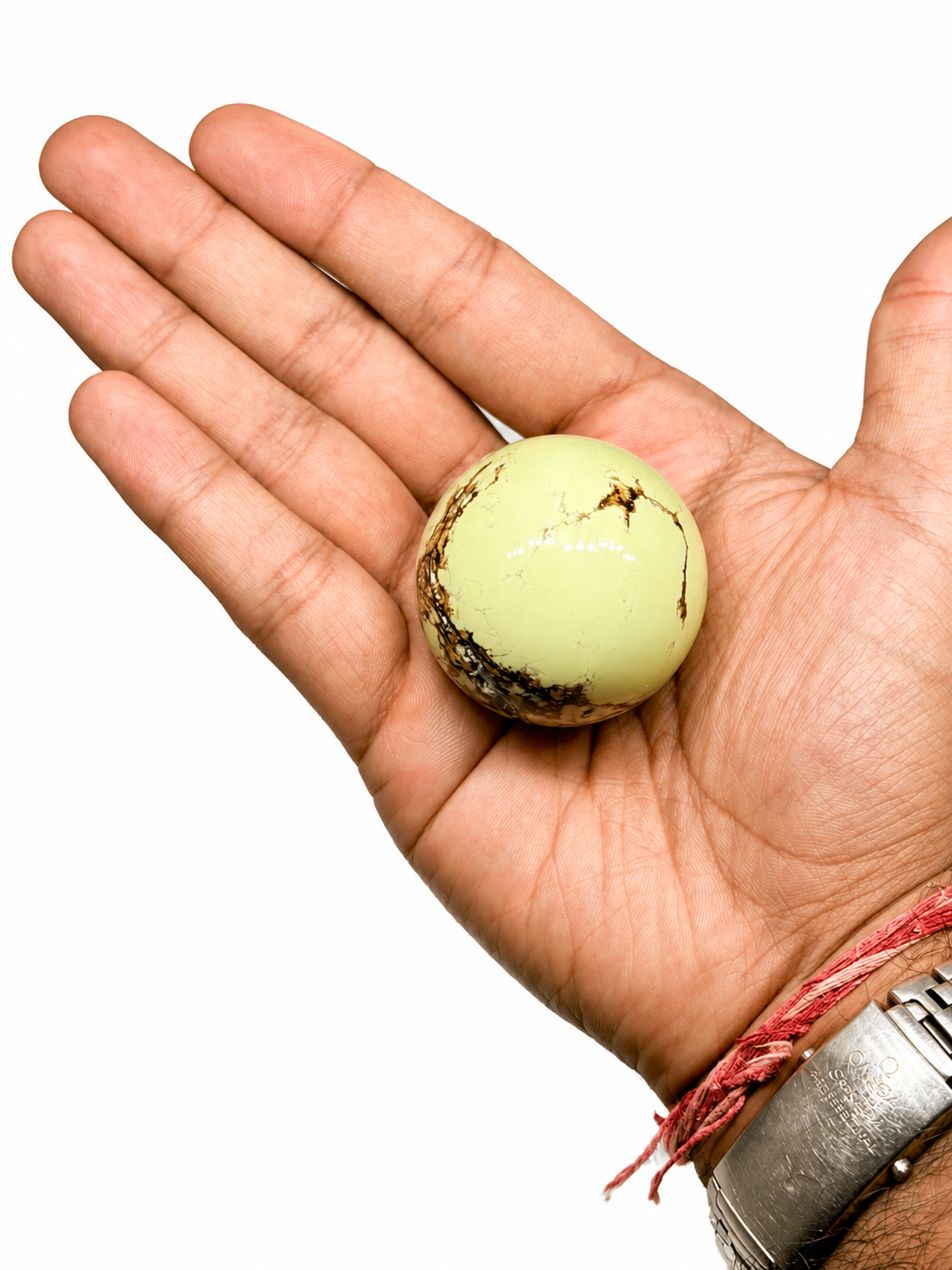 Citron Chrysoprase Sphere