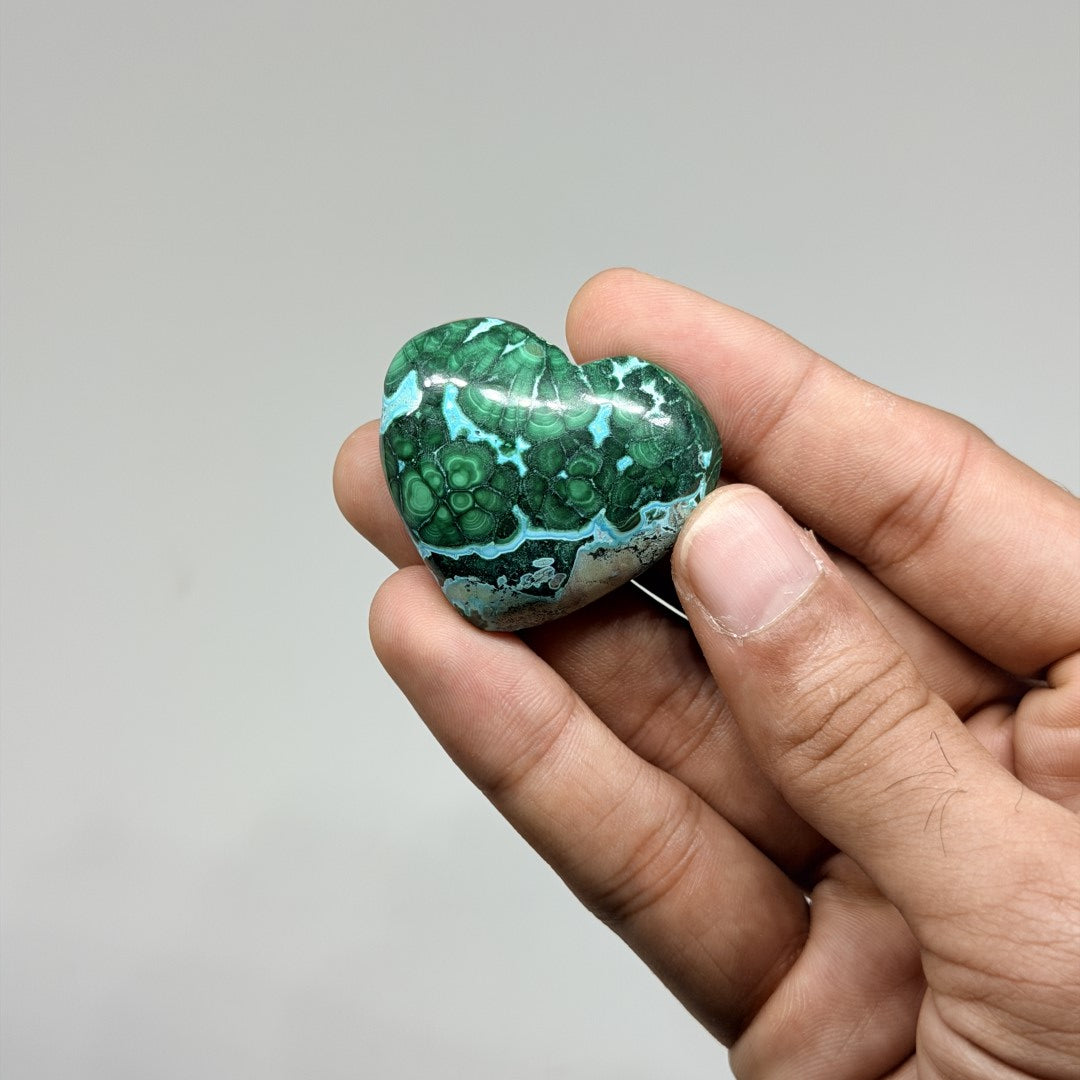 Malachite Chrysocolla Heart (1KG)