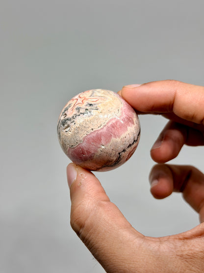 Rhodochrosite Sphere