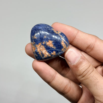 Sunset Sodalite Heart (1KG)
