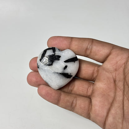 Tourmaline in Quartz Hearts (1KG)