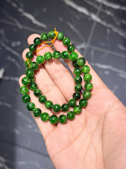 10mm Chrome Diopside Bracelet