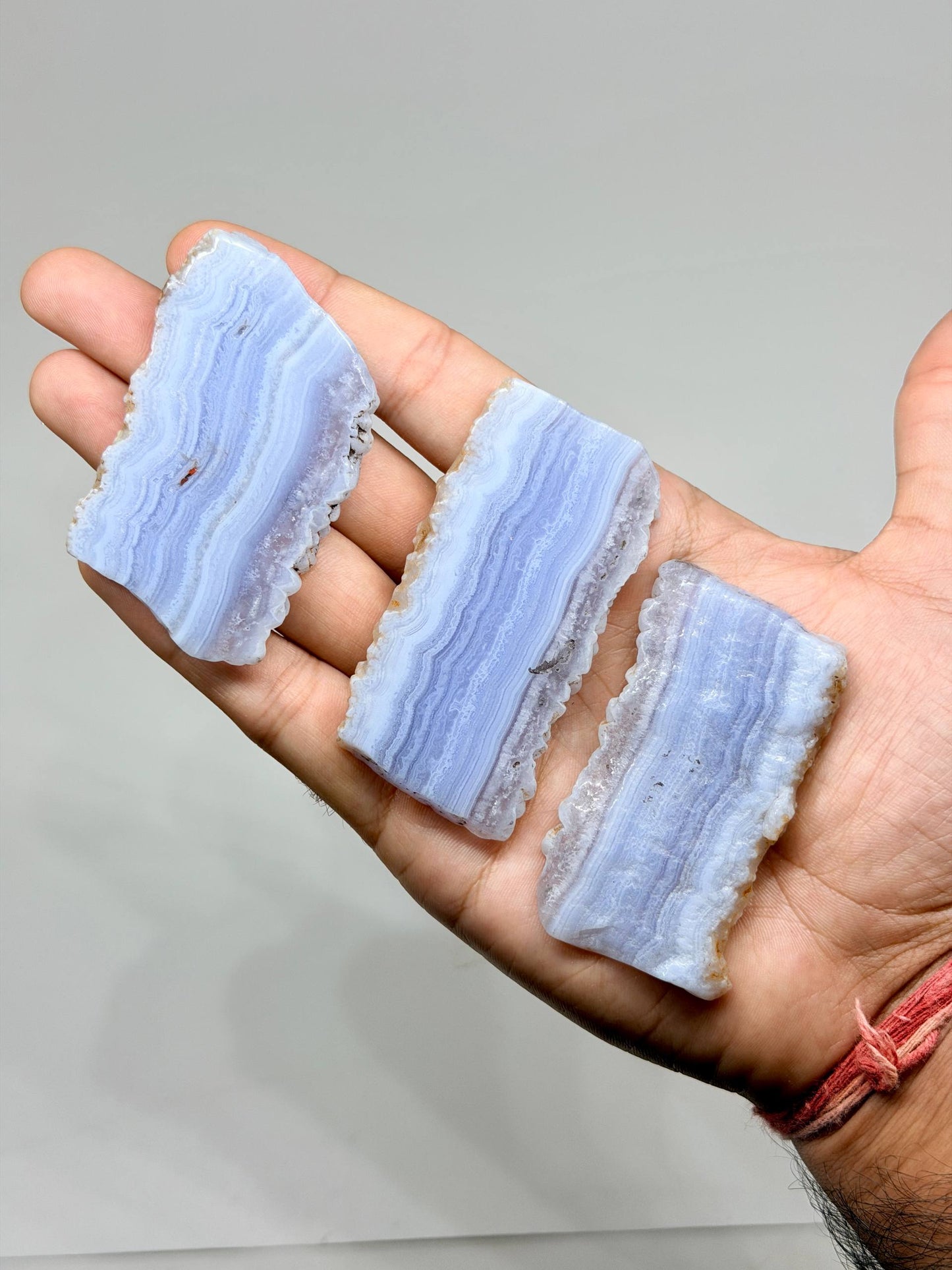 Blue Lace Agate Slices (1KG)