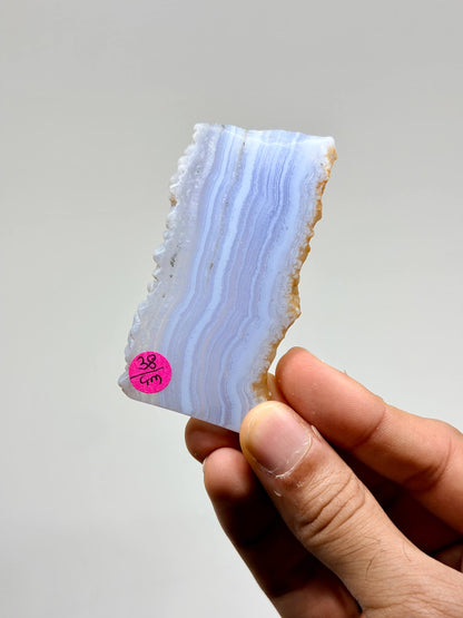 Blue Lace Agate Slices (1KG)