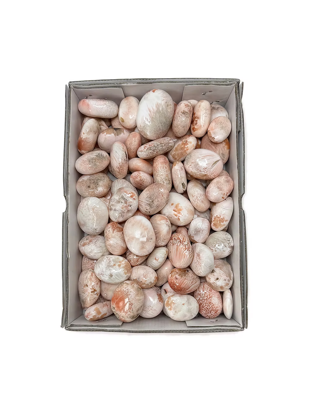 Pink Scolecite Palm Stones (1KG)