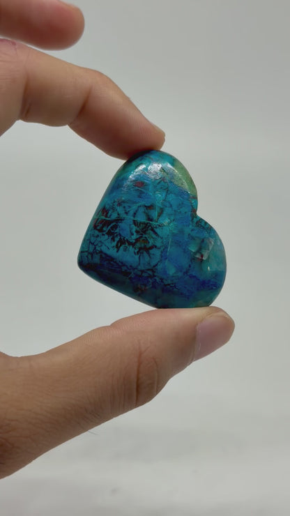 Azurite Shattuckite Heart (1KG)