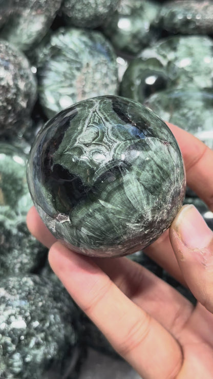 Seraphinite Spheres  (1KG)