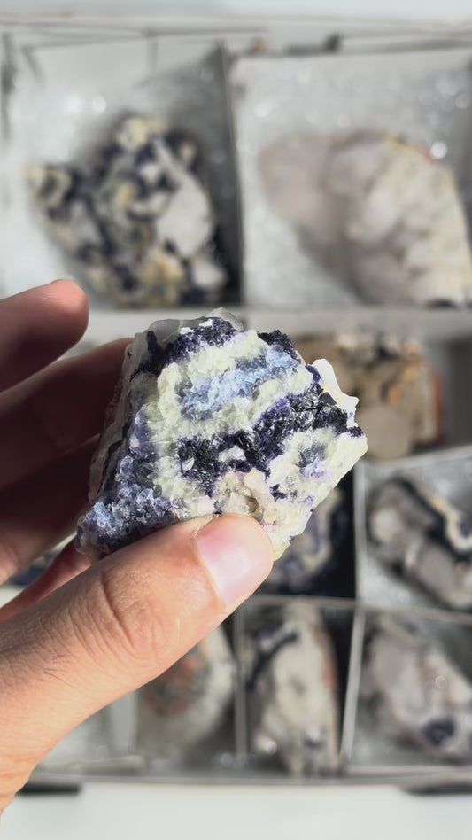 Fluorite on Quartz - #249