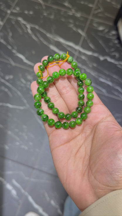 10mm Chrome Diopside Bracelet