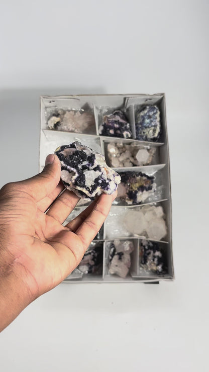 Fluorite on Quartz - #228