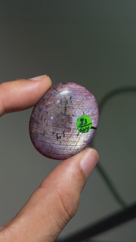 Star Ruby Mini Palmstones